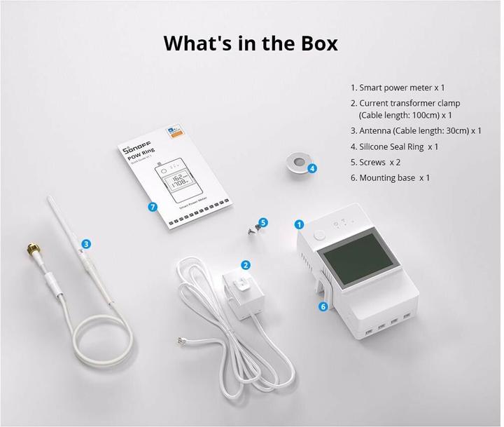 Actual product image Sonoff Energiezähler