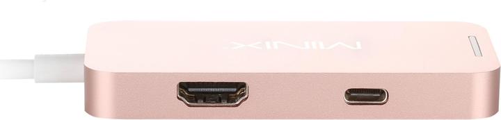 Actual product image Minix Mini Neo-C Multiport Adapter Rose Gold (HDMI, USB 3.0, USB-C)