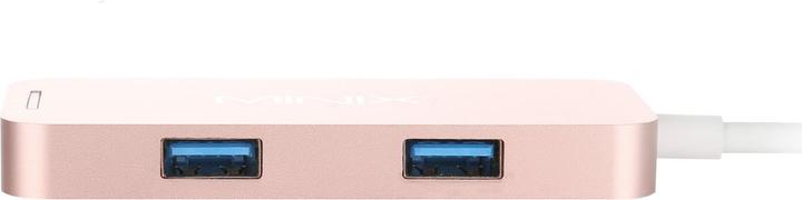 Actual product image Minix Mini Neo-C Multiport Adapter Rose Gold (HDMI, USB 3.0, USB-C)