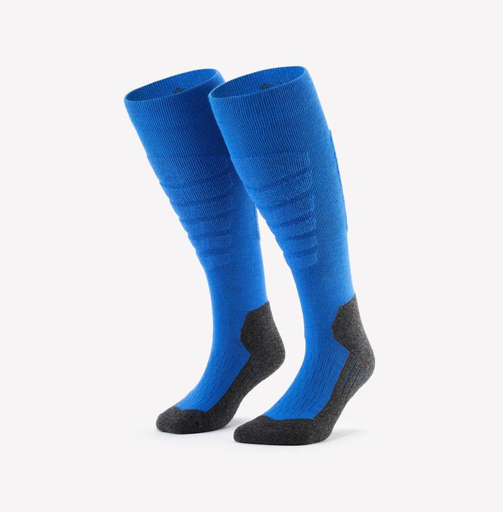 Produktbild Wedze Skisocken Snowboardsocken Erwachsene - 100 blau/schwarz (Einzelpack, 35 - 38)