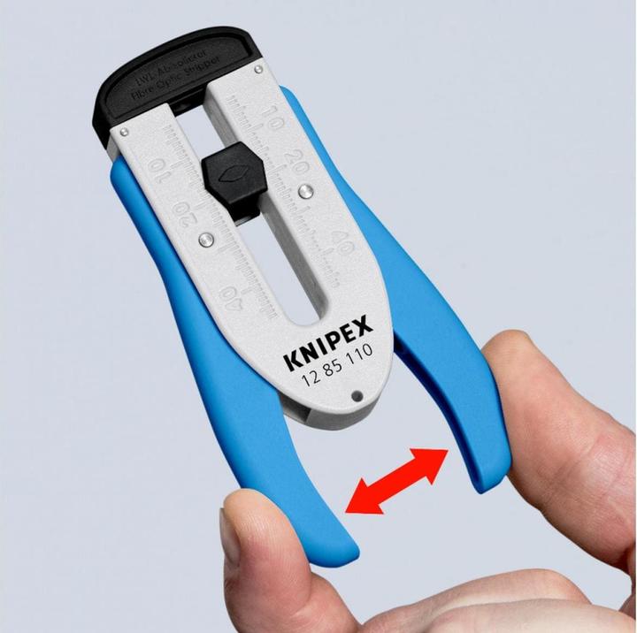 Produktbild Knipex Abisolierwerkzeug für Glasfaserkabel (190 mm)