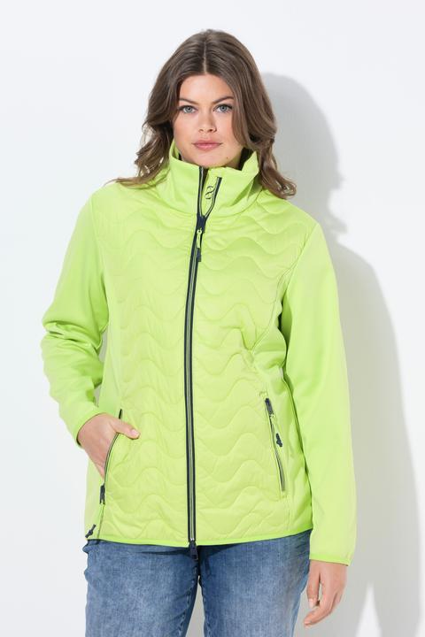 Actual product image Laurasøn Quilted Jacket With Stand-Up Collar And Zipper (56)