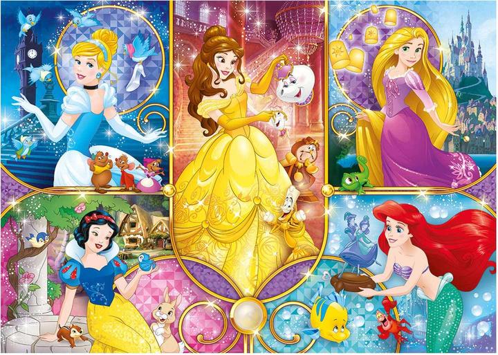 Produktbild Clementoni Brilliant Disney Prinzessin (104 Teile)