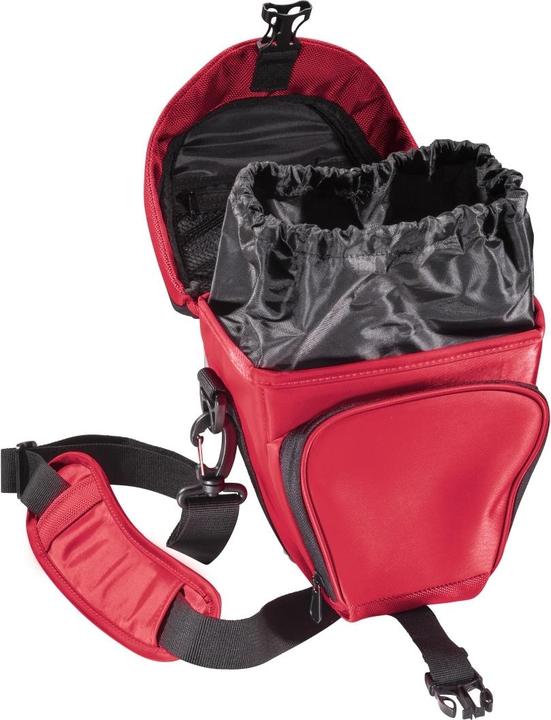 Produktbild mantona Premium Colttasche rot (Kamera Bereitschaftstasche, Kamera Schultertasche, 5.85 l)