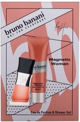Actual product image Bruno Banani Magnetic Woman Gift set EDP 30 ml and shower gel 50 ml 30ml (Fragrance set)