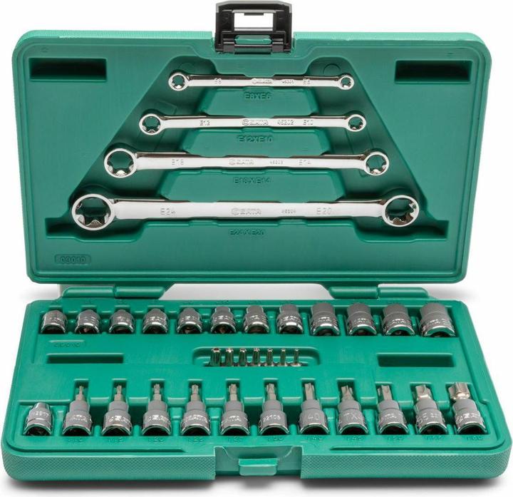 Productafbeelding SATA Dopsleutelset 1/4"+ 3/8" 35-delig TORX