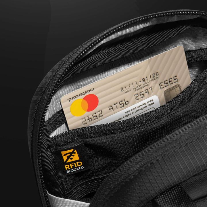 Actual product image Thule tomtoc Aviator T37 Travel Crossbody Bag schwarz / Reise-Umhängetasche / 1,3l (1.30 l)