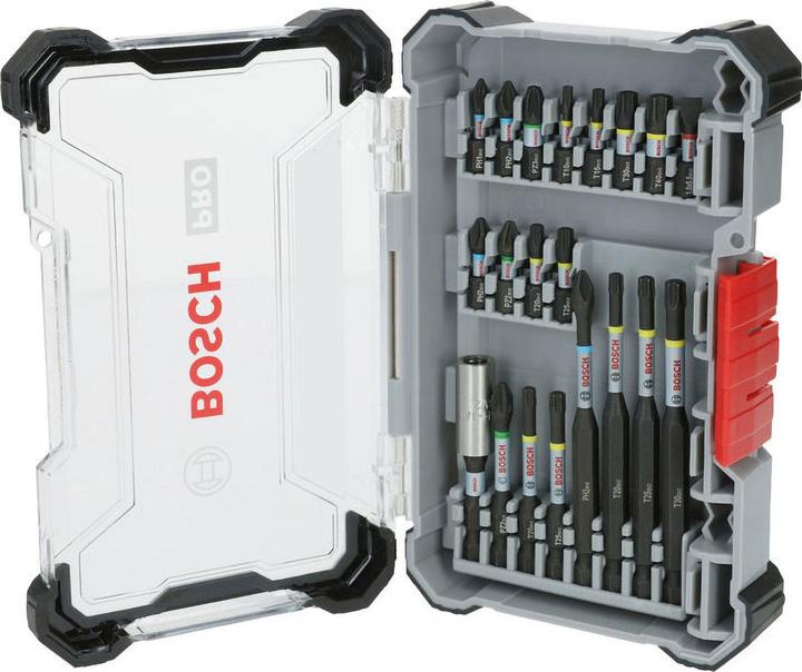 Produktbild Bosch Professional Zubehör Pro Impact Schrauberbit-Set (Innensechsrund TX, Kreuz Phillips PH, Kreuz Pozidriv PZ, Schraubschlitz)