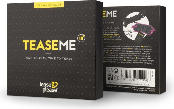 Produktbild tease & please Teasme (Brettspiel, Englisch)