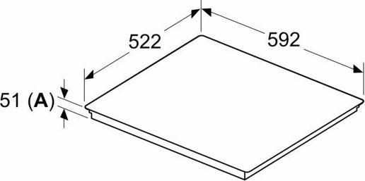 Actual product image Bosch Hausgeräte PVQ61RHB1E (59.20 cm, Induction hob)