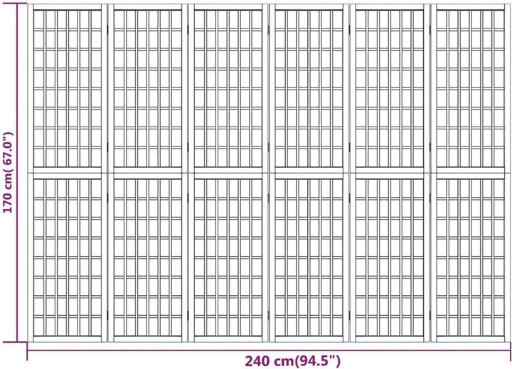 Produktbild vidaXL Paravent