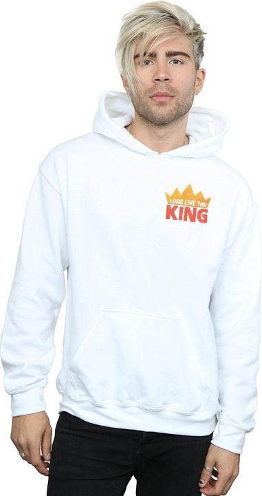 Actual product image Disney Mens The Lion King Movie Long Live Breast Print Hoodie (3XL)