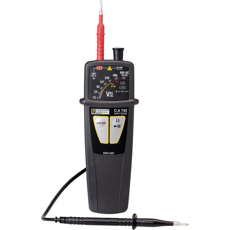 Chauvin Arnoux, Multimeter, Zweipoliger Spannungsprüfer CA (CAT IV 600V)