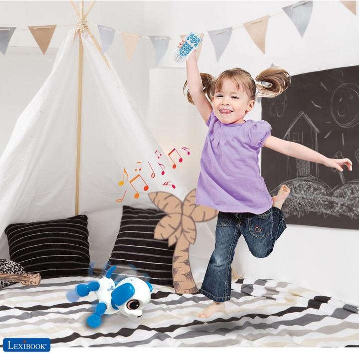 Immagine prodotto Lexibook POWER PUPPY Mini robot cane con effetti luminosi e sonori, comando di battito della mano, funzione