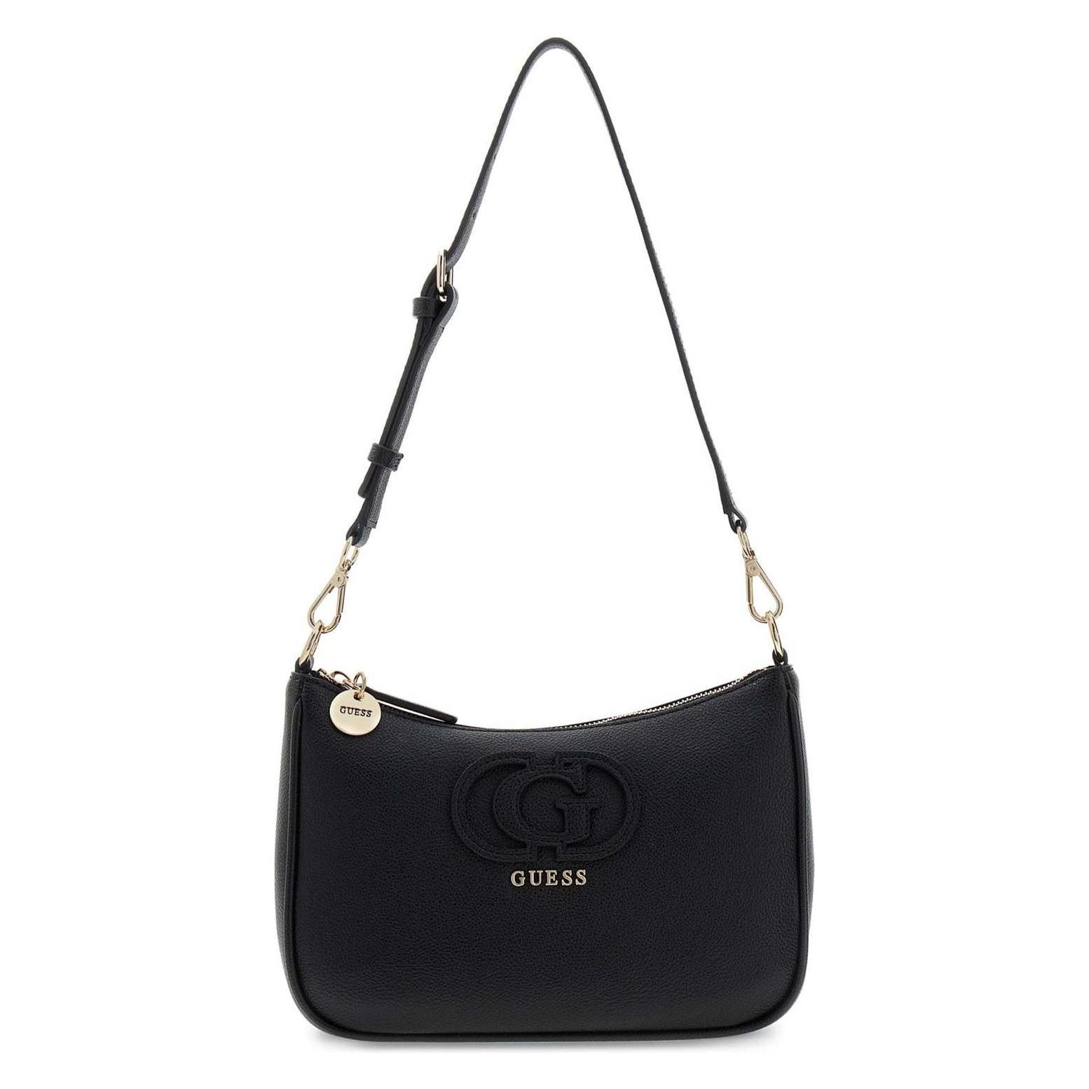 Guess, Damen, Handtasche, Isola Shoulder Bag, Schwarz