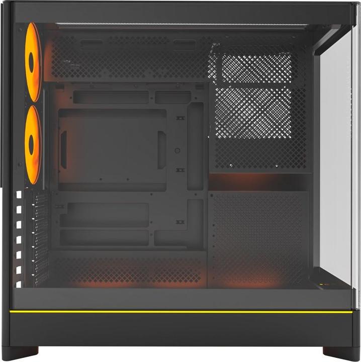 Produktbild Montech HS02 PRO, ATX Mid-Tower PC-Gehäuse, Gaming-PC, High-Airflow, reversibles Layout, stabile geb (ATX, mATX, Mini-ITX)