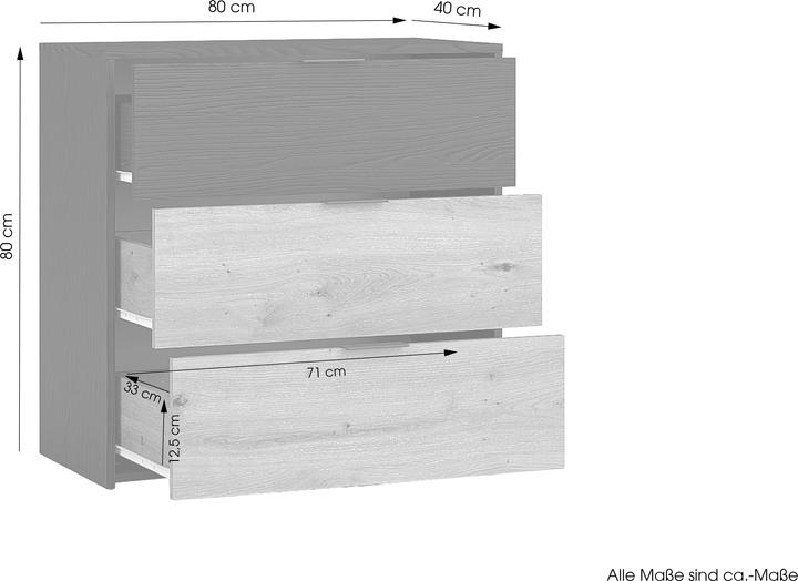 Image du produit ByLiving Rimini (80 x 40 x 80 cm)