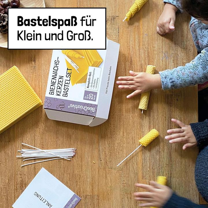 Image du produit Be Creative Bienenwachskerzen Bastelset