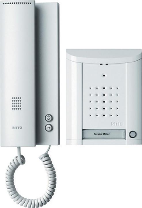 Produktbild Schneider Electric 1 Familien TürSprechanlagenSet weiss (Kabelgebunden)
