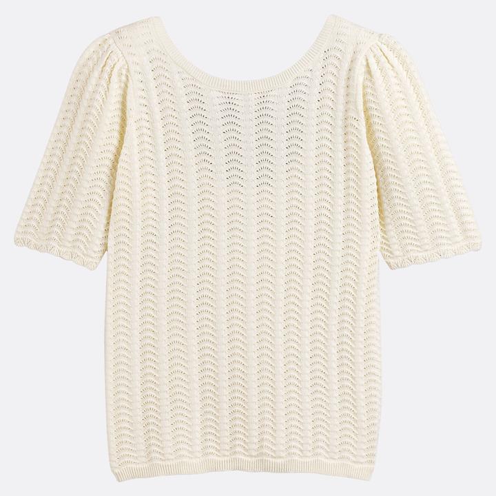 Produktbild La Redoute Collections Feinstrickpullunder mit rundem Ausschnitt (XXL)