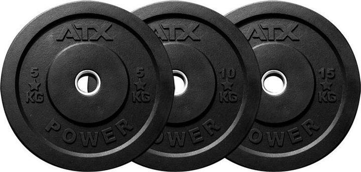 Actual product image ATX Weight plate 100% solid rubber