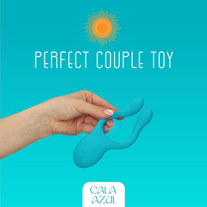 Actual product image Cala Azul Dani Couples Toy - Azul