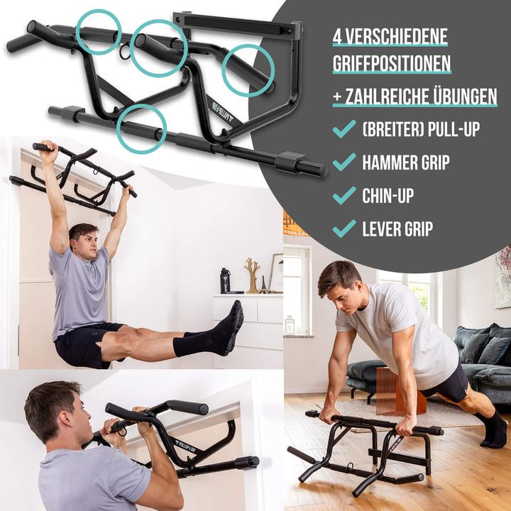 Produktbild Pullup & Dip Klimmzugstange  inkl. Klimmzug Band