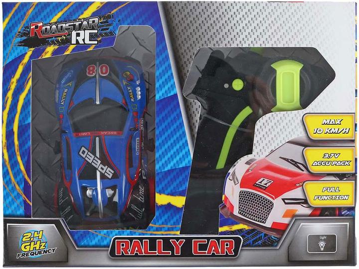 Produktbild RC-gesteuertes Rallye-Auto Roadstar mit Licht, 2,4 GHz, Blau, 1