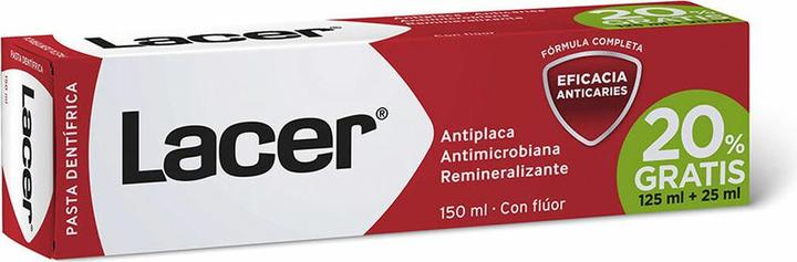 Produktbild Lacer PASTA DENTAL 125 ML 50 ML REGALO (150 ml)