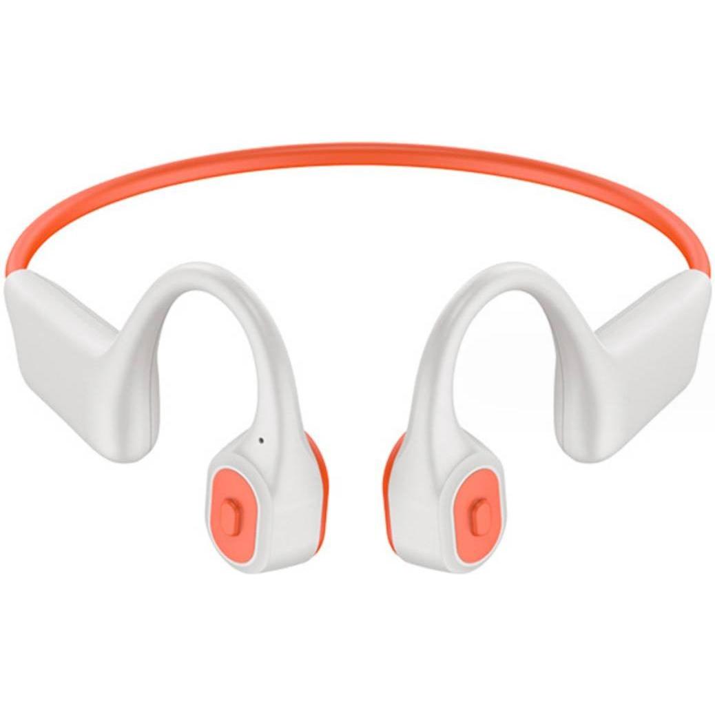 Bolaris IPX8 Bluetooth 5.3 Schwimmhelm 32GB (10 h, Kabellos), Kopfhörer, Orange