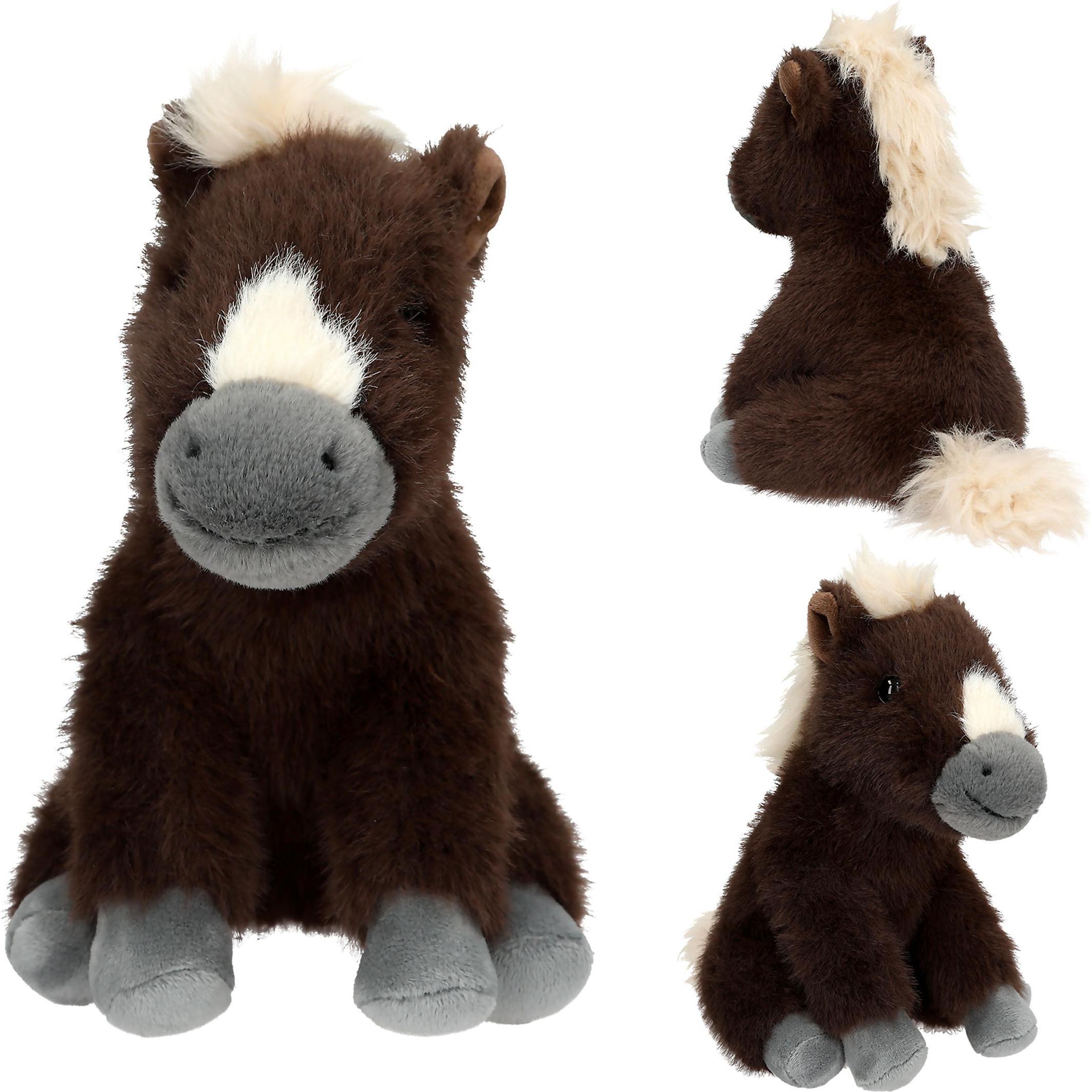 Schmidt Spiele DEPESCHE Miss Melody Plüsch Pferd braun 20cm (20 cm)