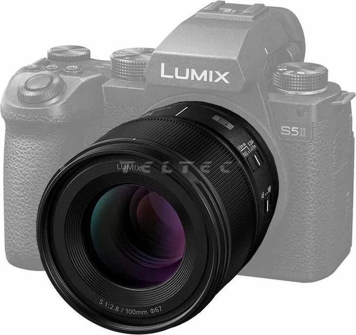 Actual product image Panasonic Lumix S-E100E 100mm f/2.8-22 Macro (L-Mount, full size)