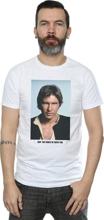 Immagine prodotto Star Wars Han Solo May The Force Maglietta Uomo (M)