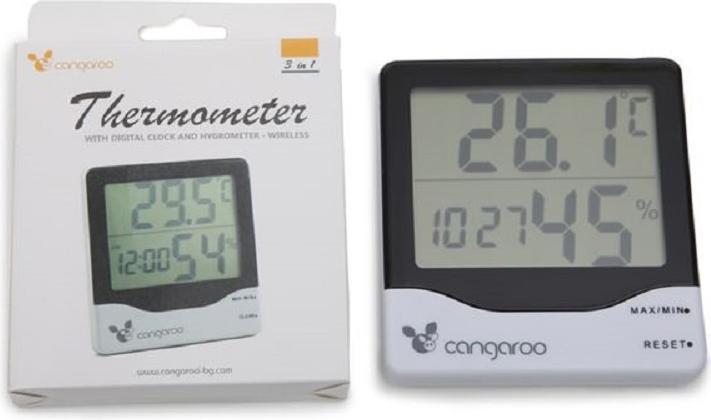 Produktbild Cangaroo Thermometer 3 in 1 digitale Uhr