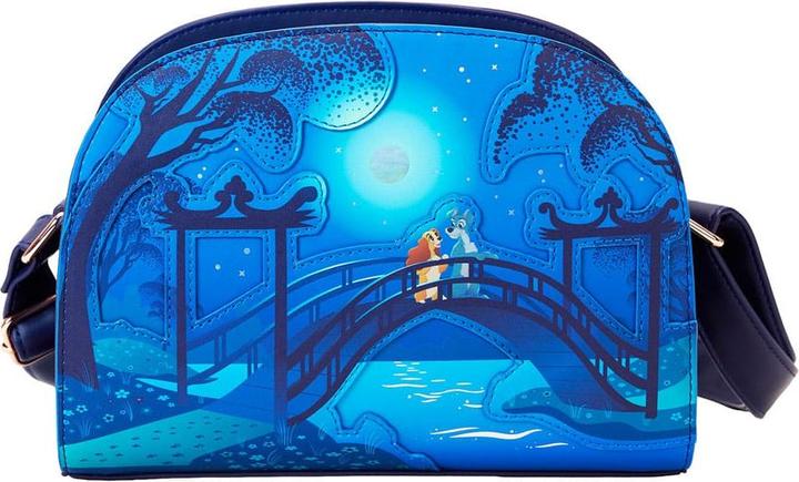 Actual product image Loungefly Disney by Crossbody 70th Anniversary Lady and the Tramp