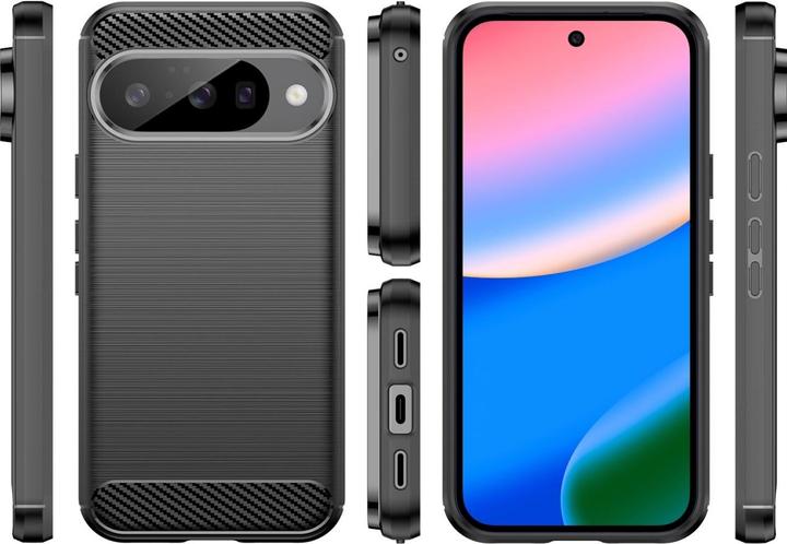 Produktbild Screenguard Carbon Brushed Soft TPU Hülle (Google Pixel 10)
