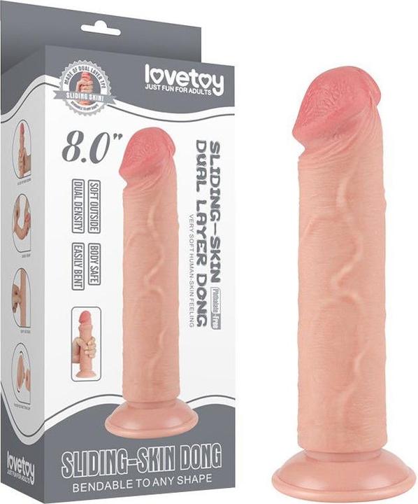 Lovetoy Skin Dildo 20 cm