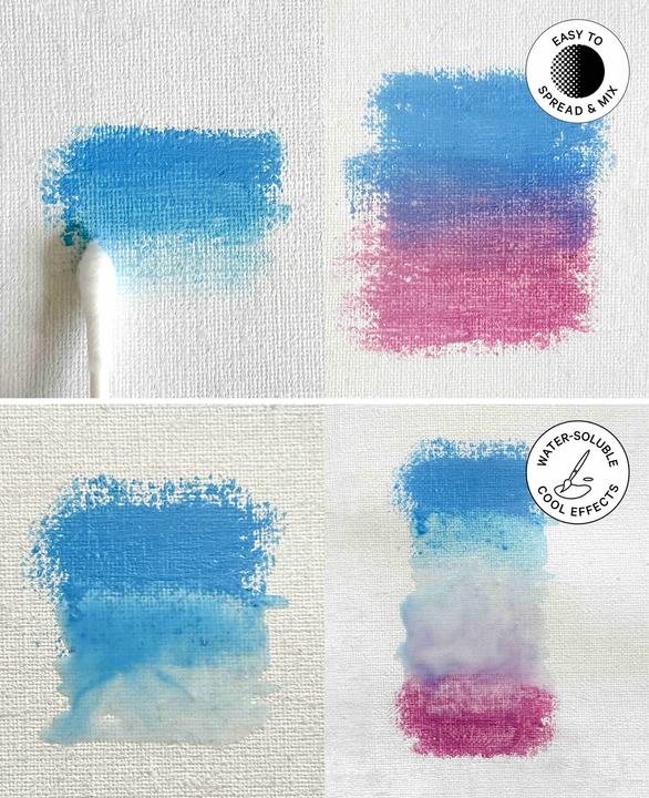 Actual product image I Am Creative Metallic wax crayons, 6 colours (6x)