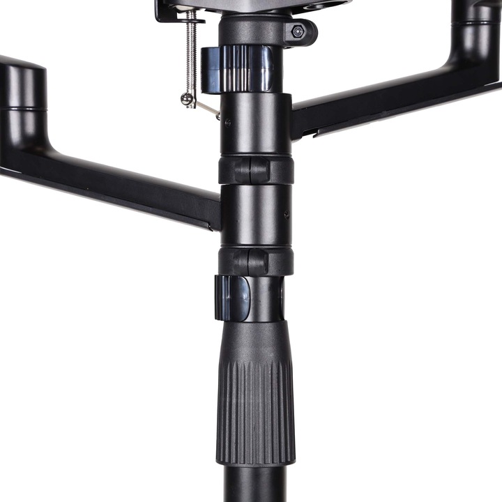 Produktbild Wiltec 4in1 Stativ rollbar Handyhalterung Ringlicht Streaming Setup Fotostativ (Kunststoff, Metall)