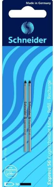 Actual product image Schneider Refill Express 56 M black 2 pcs. (2 Piece, Black)
