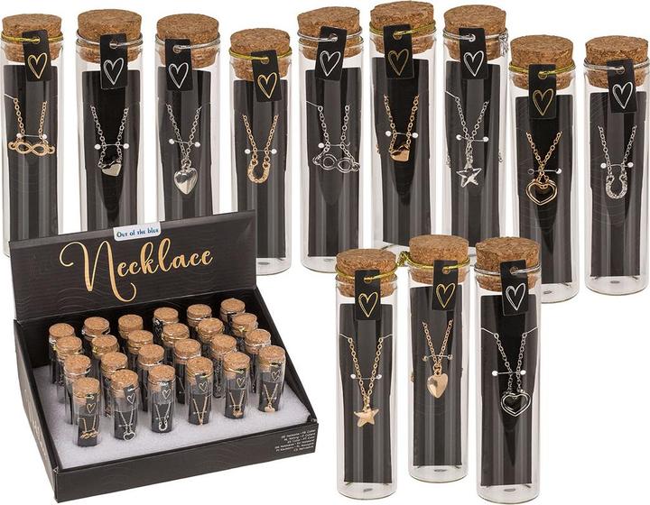 Sombo Halskette im Glasfläschchen (Glasfläschchen)