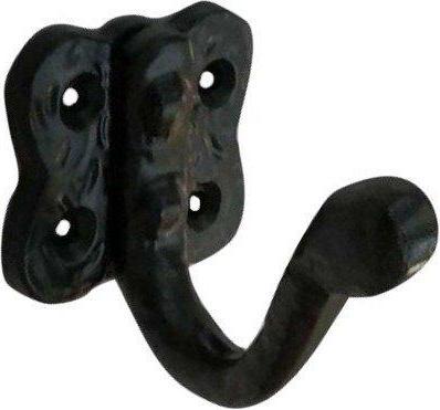 Actual product image No Name SINGLE ROBE HOOK GB-2504 125X100MM BLACK