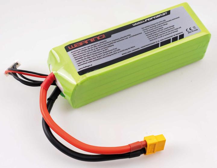 Actual product image Wellpower LIPO AKKU ULTIMA GT II 4200 MAH / 18,5 Volt 5S 40/80C CH5/8 XT-60 (18.50 V, 4200 mAh)