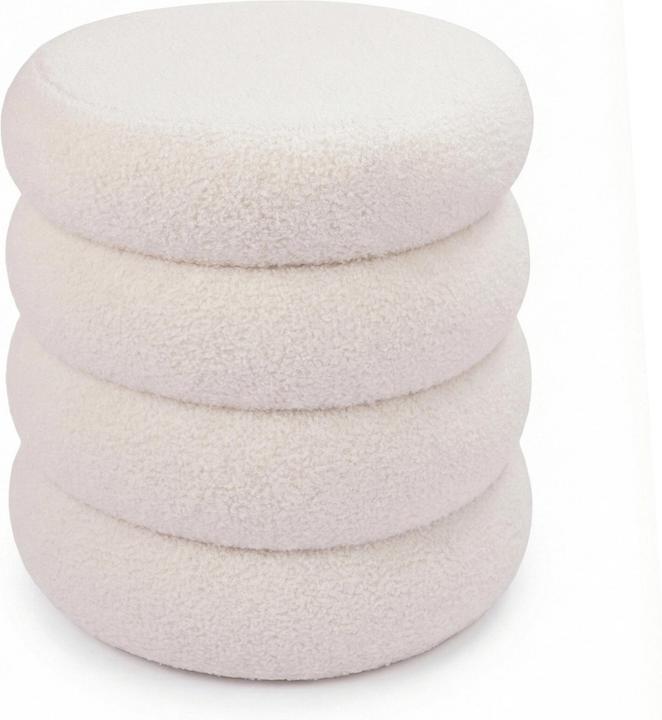 Produktbild Relaxdays Teddyfell-Hocker
