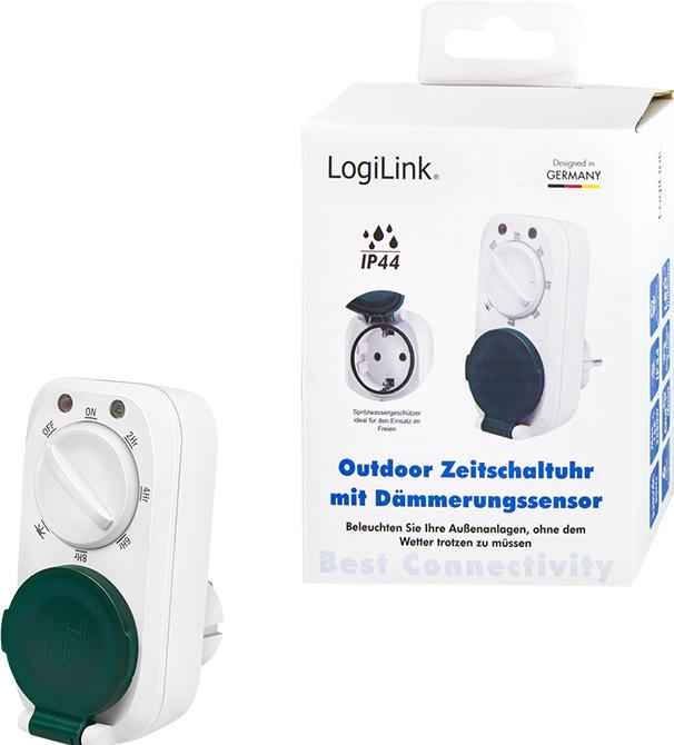 Produktbild LogiLink Zeitschaltuhr, mech. mit DämmerungssensorOutd