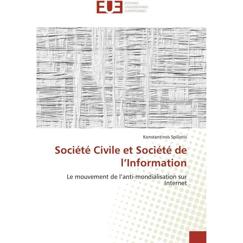 Société Civile et Société de l'Information, Fachbücher von Konstantinos Spiliotis