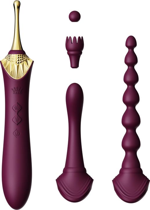 Actual product image Zalo Bess 2 Clitoral Massager Velvet Purple