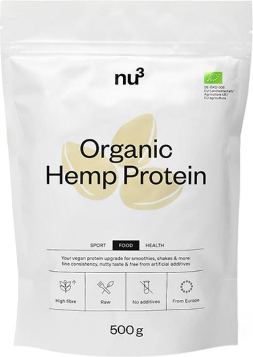 nu3 Hemp Seed Protein organic Ds 500g (Neutral, 1 Stk., 500 g)