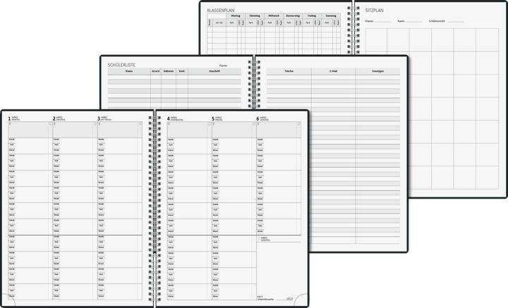 Immagine prodotto Brunnen Appointment & Lesson Planner 2026/2027 | A4, plastic, blue (A4, 1 settimana / 2 pagine)