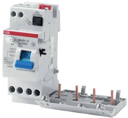 Actual product image ABB Ground fault circuit interrupter block 4 pole 63A 300mA
